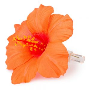 Hair Grip Hibiscus Made With Polyester by JOE COOL