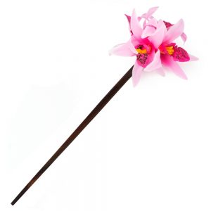 Hair Pin Orchid Made With Polyester by JOE COOL