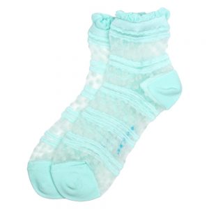Socks Sheer Mini Dots Made With Cotton & Spandex by JOE COOL