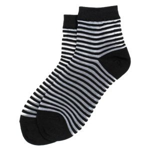 Socks Sheer Stripe Made With Cotton & Spandex by JOE COOL