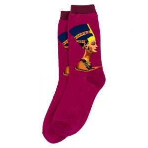 Socks Egyptian Queen Nefertiti Made With Cotton & Nylon by JOE COOL