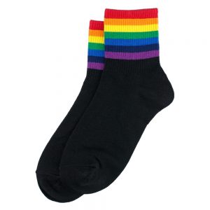 Socks Rainbow Ankle Made With Cotton & Spandex by JOE COOL