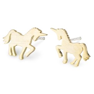 Stud Earring Unicorn Made With Tin Alloy by JOE COOL