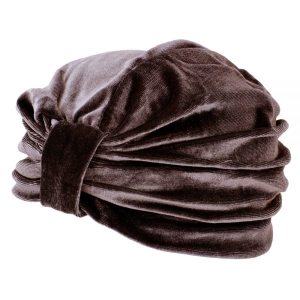 Hat Ruched Made With Velvet & Polyester by JOE COOL