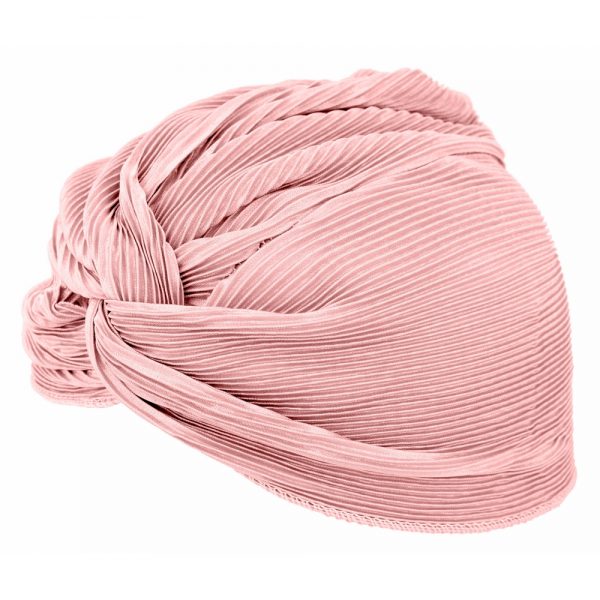 Hat Pearl Rose Ribbed Twist Made With Polyester by JOE COOL