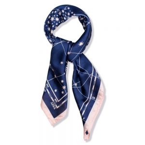 Scarf Astronomy Made With Silk & Polyester by JOE COOL