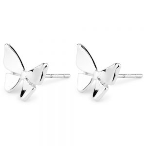 Stud Earring Mini Butterfly Solid Made With Tin Alloy by JOE COOL