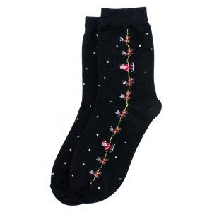 Socks Night Before Christmas Made With Cotton & Spandex by JOE COOL