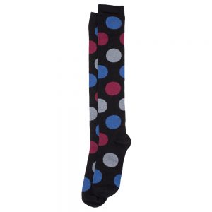Socks Knee High Polka Made With Cotton & Polyester by JOE COOL