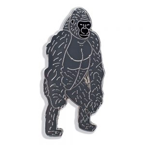 Clutch Pin Brooch Gorilla Made With Iron by JOE COOL