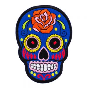 Patch Day Of The Dead Made With Cotton by JOE COOL