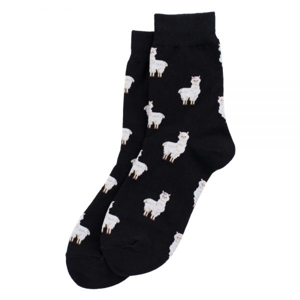 Socks Llama Herd Made With Cotton & Spandex by JOE COOL
