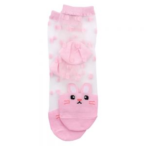 Socks Sheer Rabbit Made With Cotton & Spandex by JOE COOL
