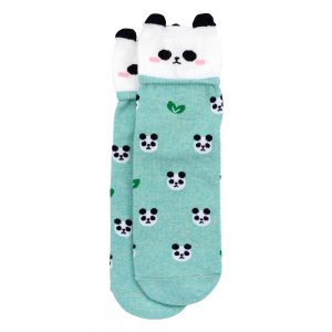 Socks Happy Panda Made With Cotton & Spandex by JOE COOL