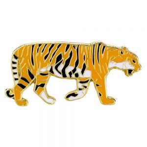 Clutch Pin Brooch Tiger Made With Iron by JOE COOL