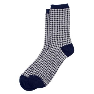 Socks Houndstooth Made With Cotton & Spandex by JOE COOL