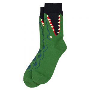 Socks Snappy Crocodile Made With Cotton & Spandex by JOE COOL