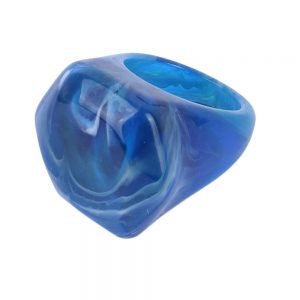 Ring Colour Mix Made With Resin by JOE COOL
