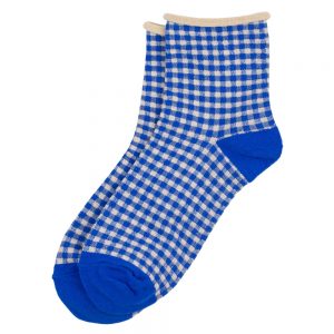Socks Gingham Made With Cotton & Spandex by JOE COOL
