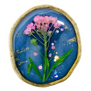 Brooch Pressed Flowers Made With Acrylic by JOE COOL