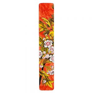 Gift Handpainted Bookmark Oriental Blossom Made With Bamboo by JOE COOL