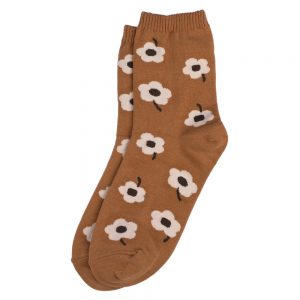 Socks Sixties Flower Made With Cotton & Spandex by JOE COOL