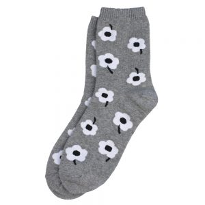 Socks Sixties Flower Made With Cotton & Spandex by JOE COOL