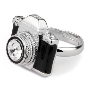 Ring Camera Made With Crystal Glass & Enamel by JOE COOL