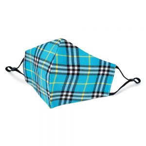 Face Mask Tartan Made With Cotton by JOE COOL