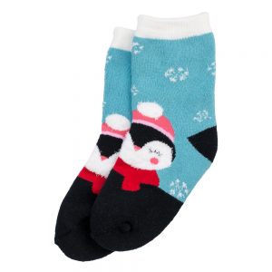 Socks Kids Winter Penguin 1-3 Years Made With Cotton & Spandex by JOE COOL