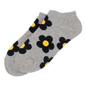 Socks Ankle Fab Flower Made With Cotton & Spandex by JOE COOL