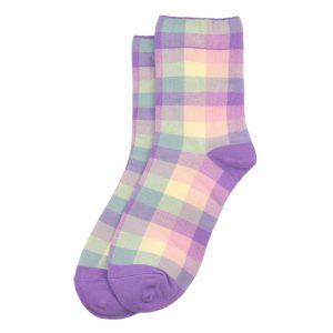Socks Spring Checkers Made With Cotton & Spandex by JOE COOL