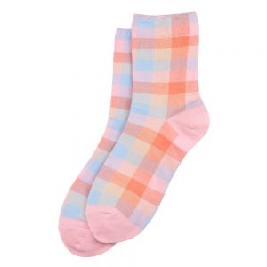 Socks Spring Checkers Made With Cotton & Spandex by JOE COOL