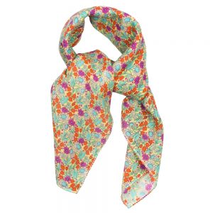 Scarf Kerchief Morris Inspired Summer Hue Made With Cotton by JOE COOL
