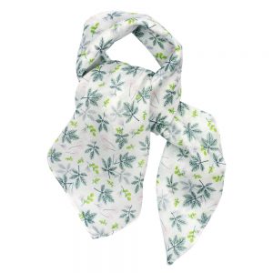 Scarf Scattered Leaf Made With Cotton by JOE COOL