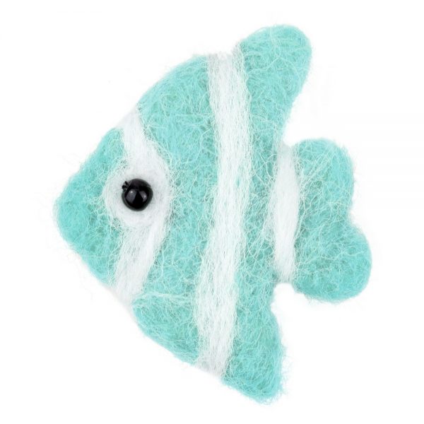 Clutch Pin Brooch Fish Made With Felt by JOE COOL