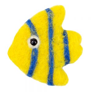 Clutch Pin Brooch Fish Made With Felt by JOE COOL