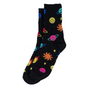 Socks Smiley Cosmos Made With Cotton & Spandex by JOE COOL