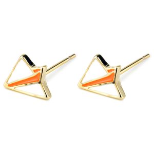 Stud Earring Origami Pastimes Paper Plane Made With Tin Alloy by JOE COOL