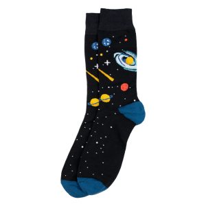 Socks Gents Outer Space Made With Cotton & Nylon by JOE COOL