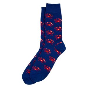 Socks Gents Crab Made With Cotton & Nylon by JOE COOL
