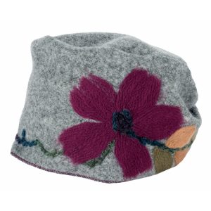 Hat Canterbury Hand Felted Flower Made With Suitex by JOE COOL