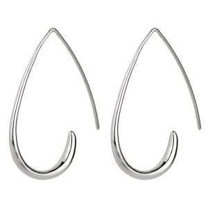 Hoop Earring Delicate Scoop Made With Tin Alloy by JOE COOL
