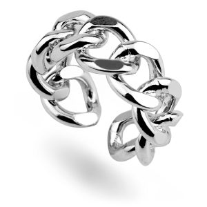 Ring Chunky Chain Made With Tin Alloy by JOE COOL