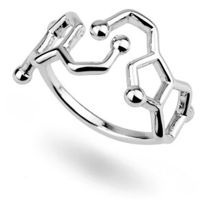 Ring Dna Sequence Made With Tin Alloy by JOE COOL