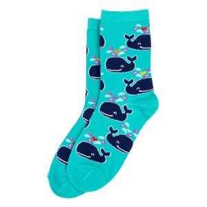 Socks Jolly Whale Made With Cotton & Spandex by JOE COOL