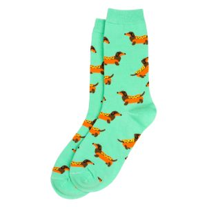 Socks Dapper Dachsund Made With Cotton & Spandex by JOE COOL