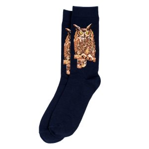 Socks Gents Night Owl Made With Cotton & Spandex by JOE COOL