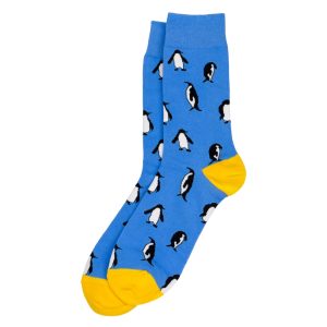 Socks Gents Smart Penguin Made With Cotton & Spandex by JOE COOL