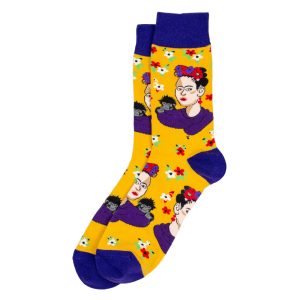 Socks Gents Frida Kahlo Made With Cotton & Spandex by JOE COOL